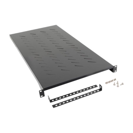 tavă fixă pentru dulap rack 19" 1u 483x900mm 25kg ak-1013-b