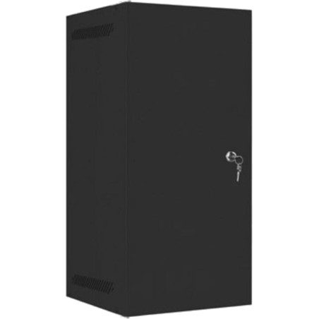 armoire rack avec porte métallique pour montage mural 10" 12u 280x310mm wf10-2312-00b