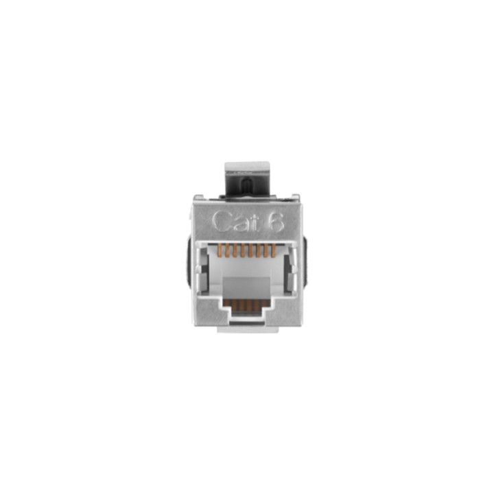 LANBERG Modulo keystone passante RJ45 doppio femmina