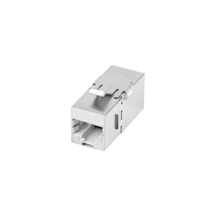 LANBERG Module keystone traversant RJ45 double femelle