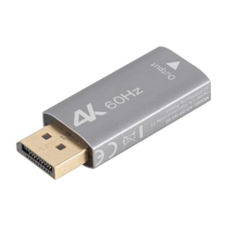 adaptador de vídeo macho a hembra displayport-hdmi-2.0 4k 240hz