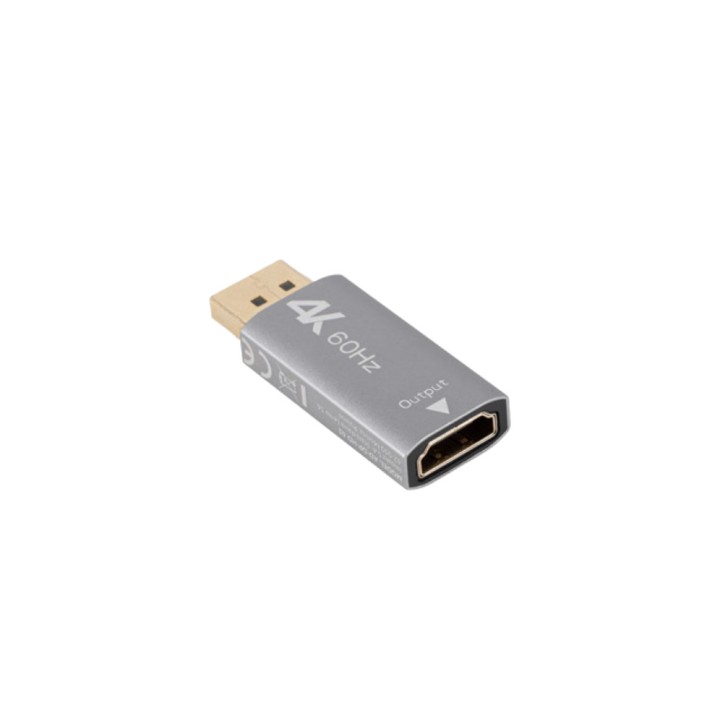 LANBERG Videoadapter Stecker auf Buchse DISPLAYPORT-HDMI-2.0