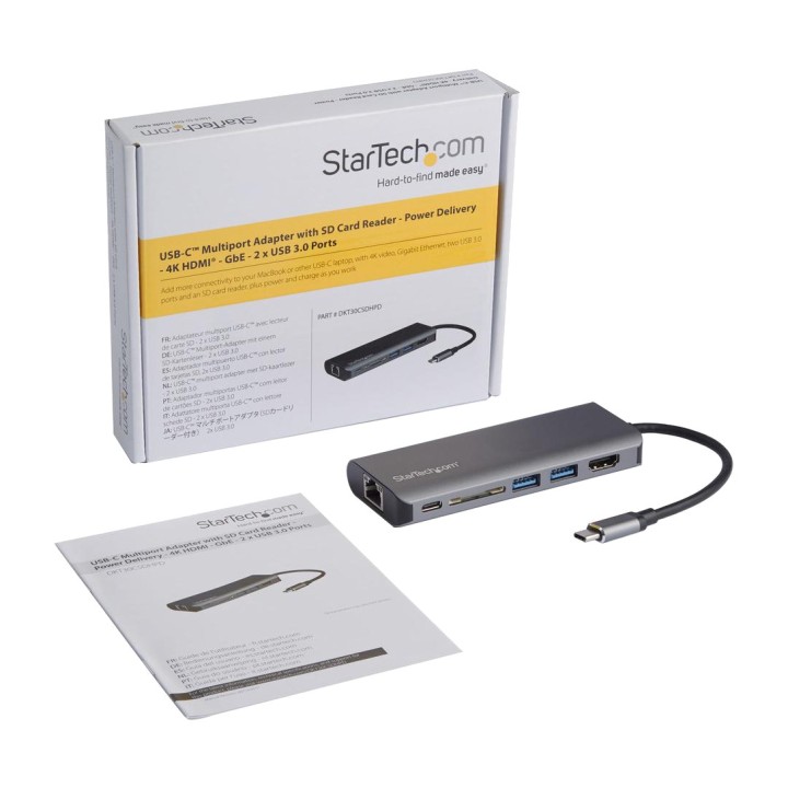 STARTECH.COM USB-C multiportadapter 6-i-1 til bærbar