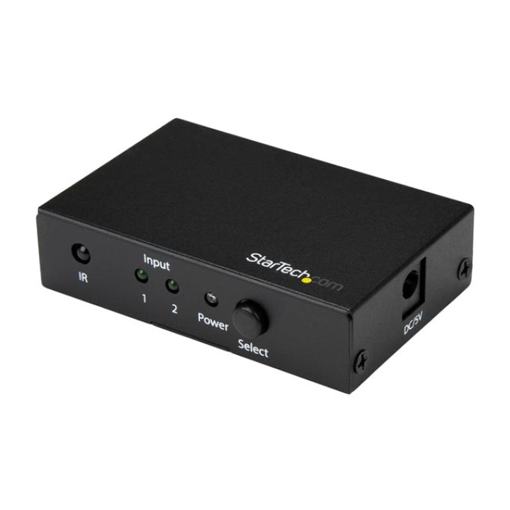 STARTECH.COM Conmutador HDMI de 2 entradas con mando a