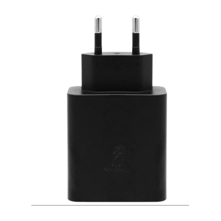 wandladegerät mit 2 usb-c-anschlüssen und kabel ep-t5020 50w 1,8m
