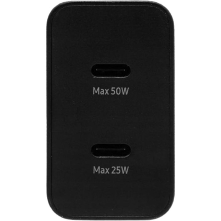 SAMSUNG Vægoplader med 2 USB-C-porte og kabel EP-T5020 50W