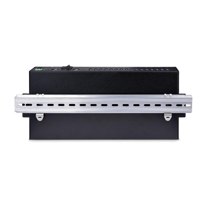 STARTECH.COM Hub USB 3.2 industriel à 16 ports avec montage