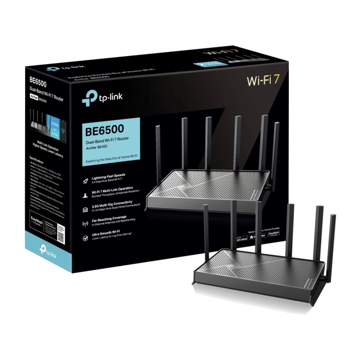 TP-LINK Router WiFi 7 de doble banda ARCHER-BE400 BE6500
