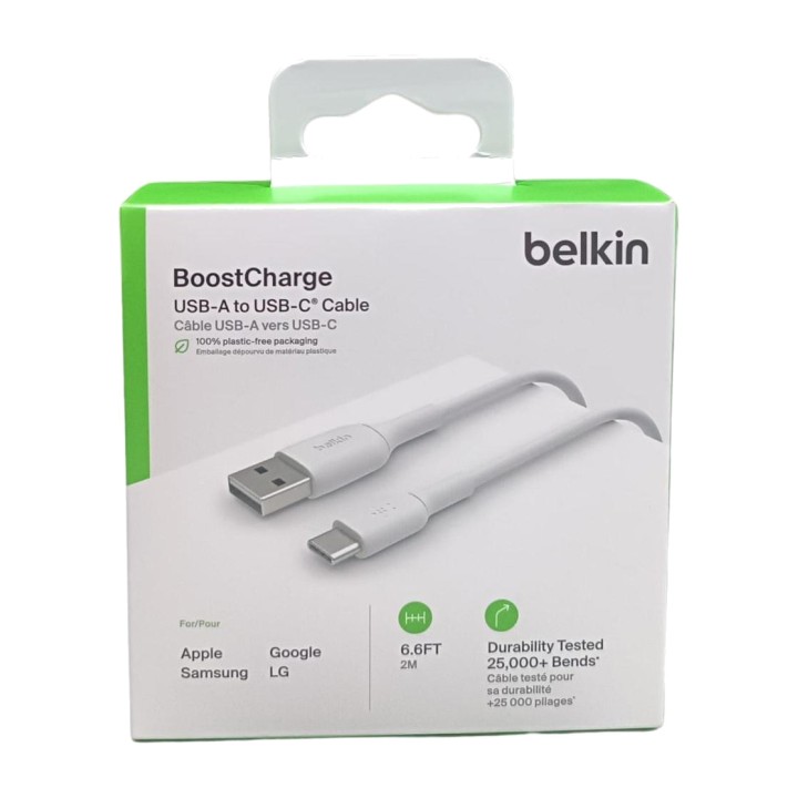 BELKIN Lataus- ja datakaapeli USB A- ja C-liittimillä