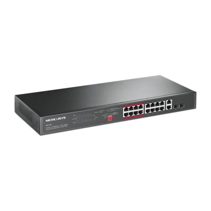 MERCUSYS Switch no gestionable de 18 puertos con PoE+