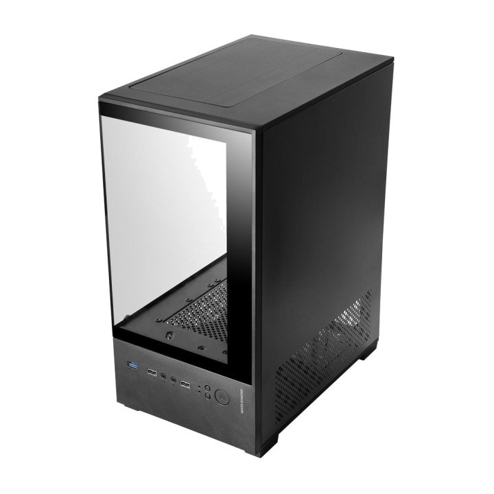 MARS GAMING Caja para PC compacta con cristal templado