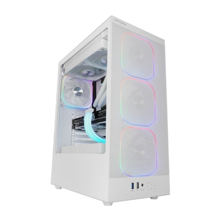 MARS GAMING Caja para PC semitorre con ventana de cristal templado MC-NEBULA ATX-ARGB DSP0000037504VAR