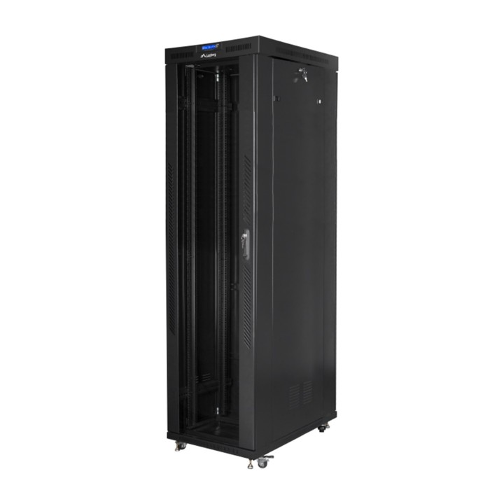 LANBERG Talna rack omara s steklenimi vrati 19" 47U