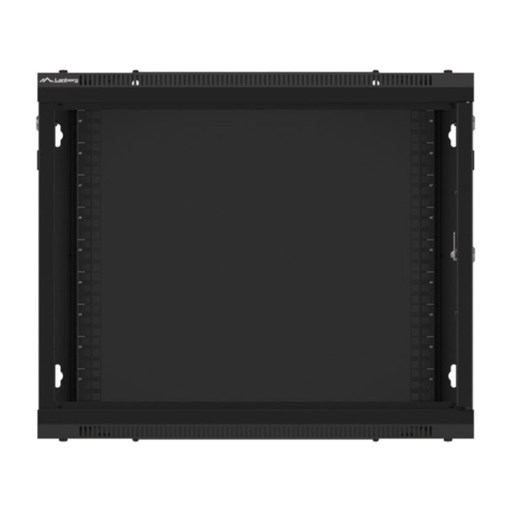 LANBERG Rack cabinet with metal door for wall mounting 19"