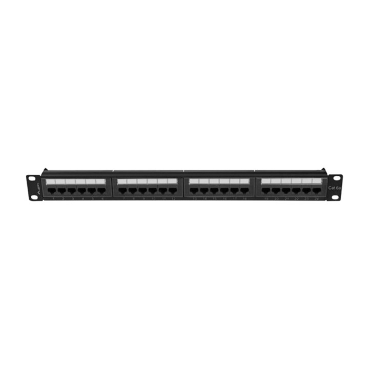 LANBERG 24-port patch panel for rack cabinet 19" 1U CAT.6A