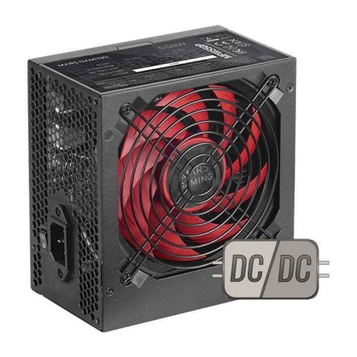 MARS GAMING Ultra-quiet PC power supply with efficiency of