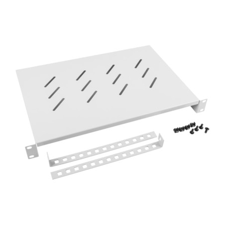 fester einlegeboden für rackschrank 19" 1u 483x300mm 25kg ak-1004