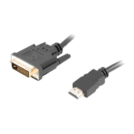 dual-link video cable with male connectors hdmi-dvi-d 24+1 4k 180 cm