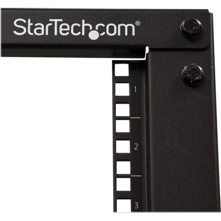 STARTECH.COM 4-post open-frame rack with casters and