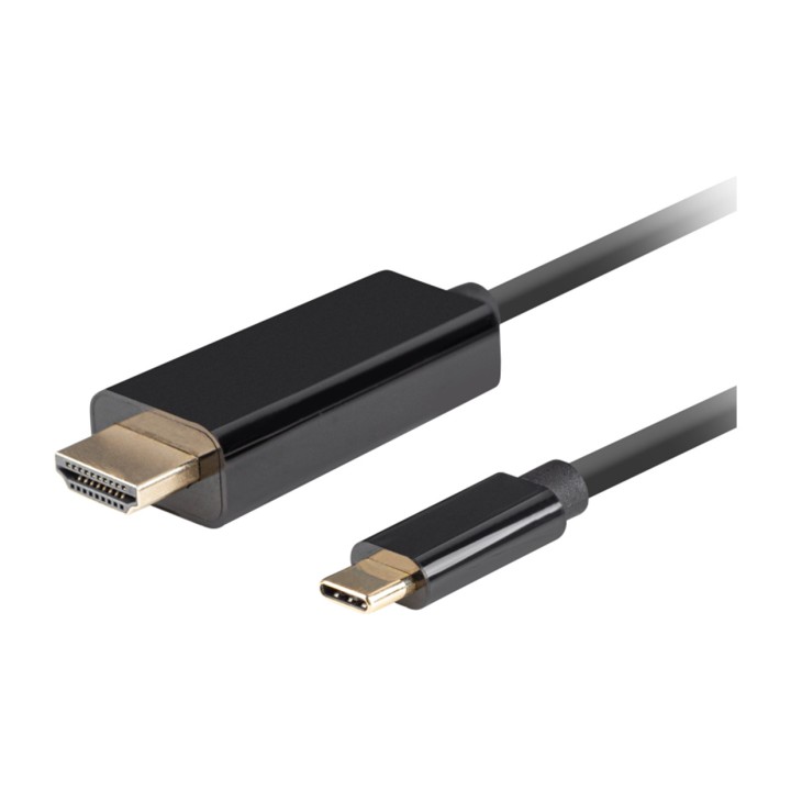 LANBERG Cable de vídeo con conectores macho USB-C-HDMI 4K