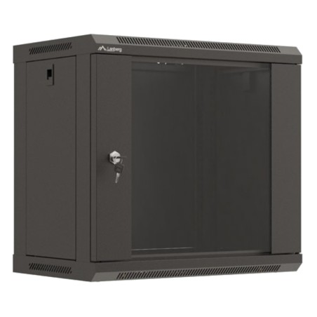 armoire rack murale avec porte vitrée 19" 9u 540x350mm wf03-5309-10b