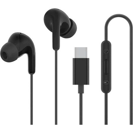 intraaurális fejhallgató kábellel és mikrofonnal type-c-earphones 125 cm