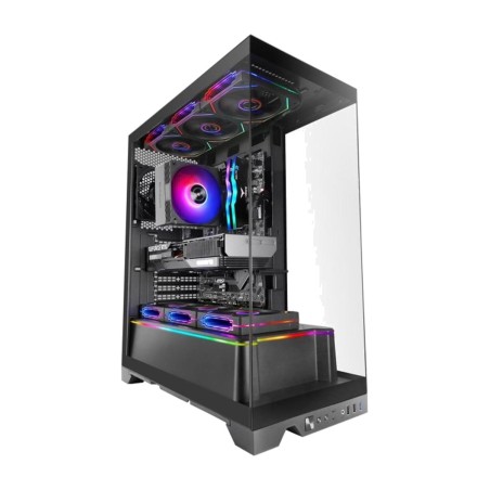 θήκη pc semi-tower με τριπλό πάνελ από σκληρυμένο γυαλί mc-prisma-atx