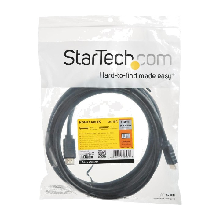 STARTECH.COM Certifierad HDMI 2.0 Premium-kabel för