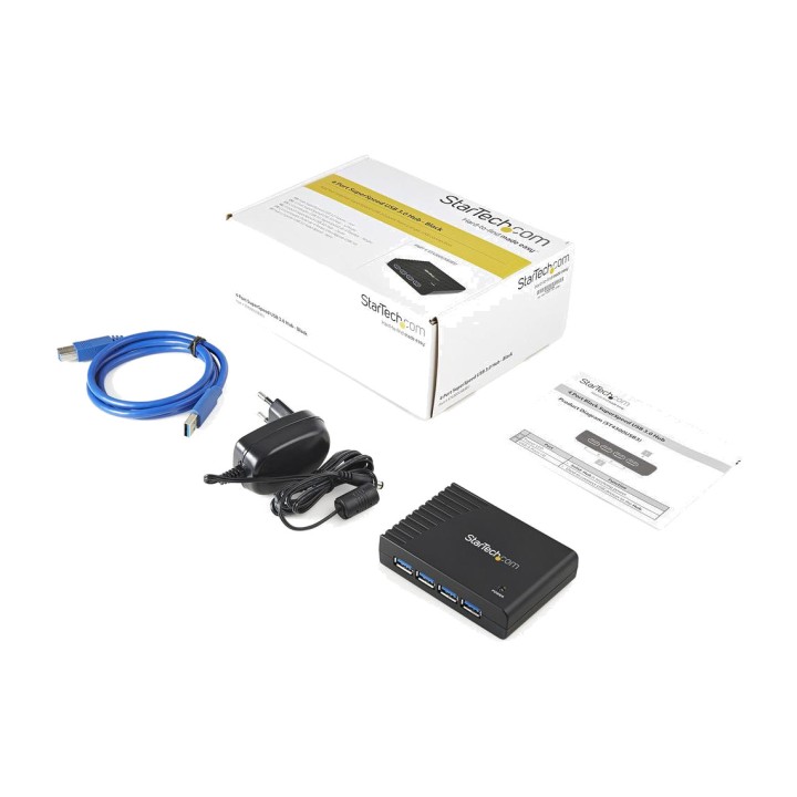 STARTECH.COM Hub USB da scrivania a 4 porte 3.0 5GBPS