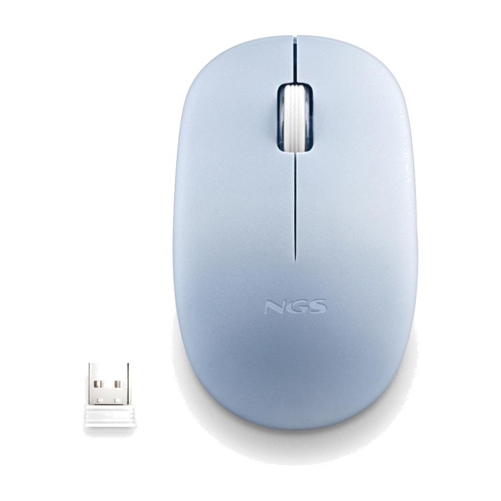NGS Ratón inalámbrico silencioso con receptor USB FOG-PRO