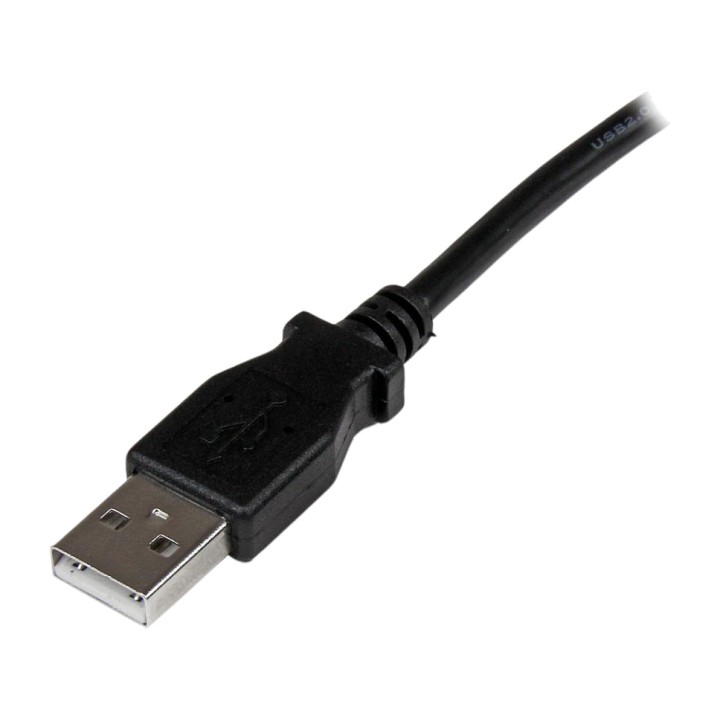 STARTECH.COM USB-A - USB-B -kaapeli, kulmikas oikealle,