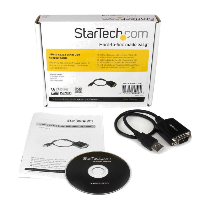 STARTECH.COM Cavo adattatore da USB a seriale RS232 DB9 con