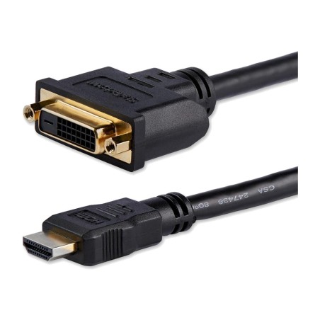 hdmi-auf-dvi-d-adapter mit kabel, stecker auf buchse 20 cm hddvimf8in