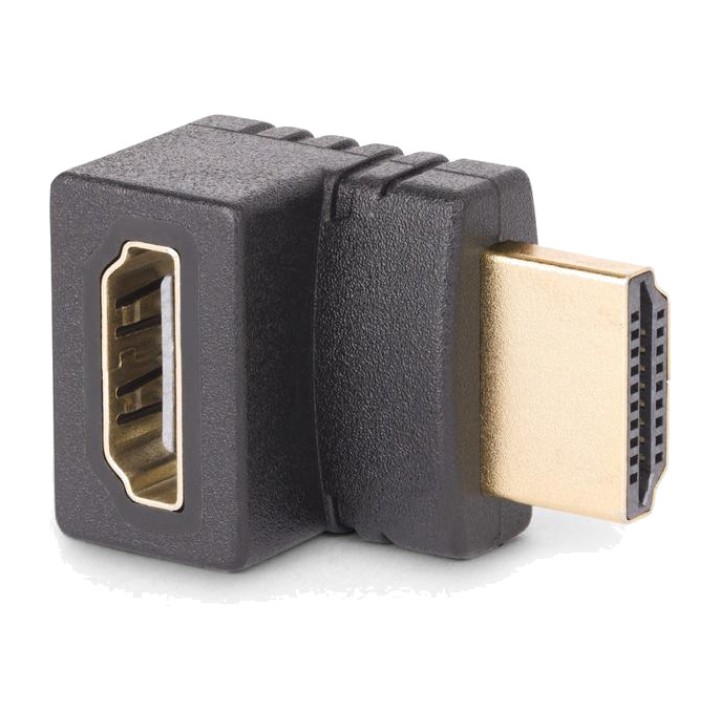 STARTECH.COM Adapter HDMI 2.0 kątowy w górę, wtyk-gniazdo
