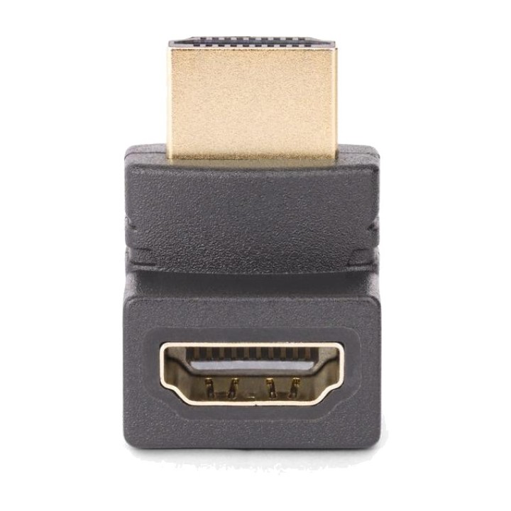 STARTECH.COM Adaptér HDMI 2.0 zahnutý nahor, samec na samicu