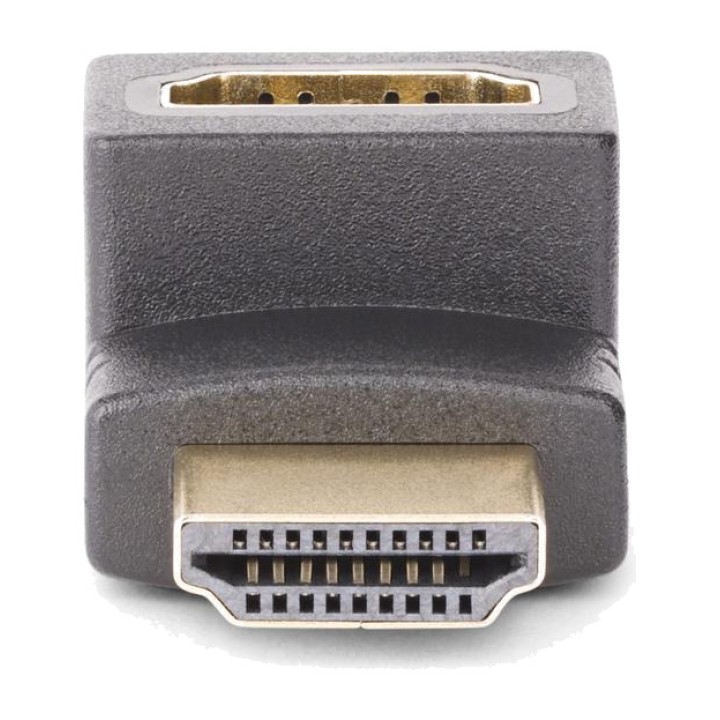 STARTECH.COM Adaptér HDMI 2.0 zahnutý nahoru, samec na