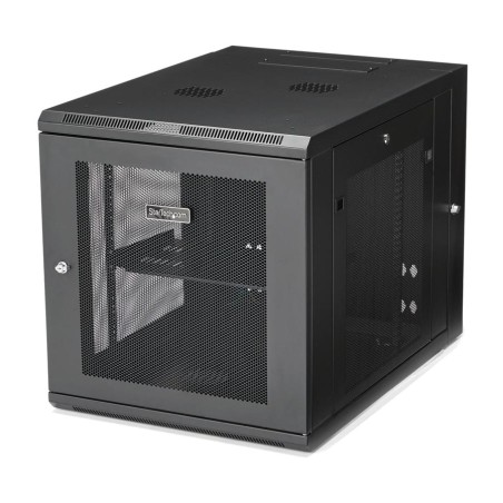 armari rack de paret profund amb 4 columnes i prestatge 12u 19" 32" rk1232walhm