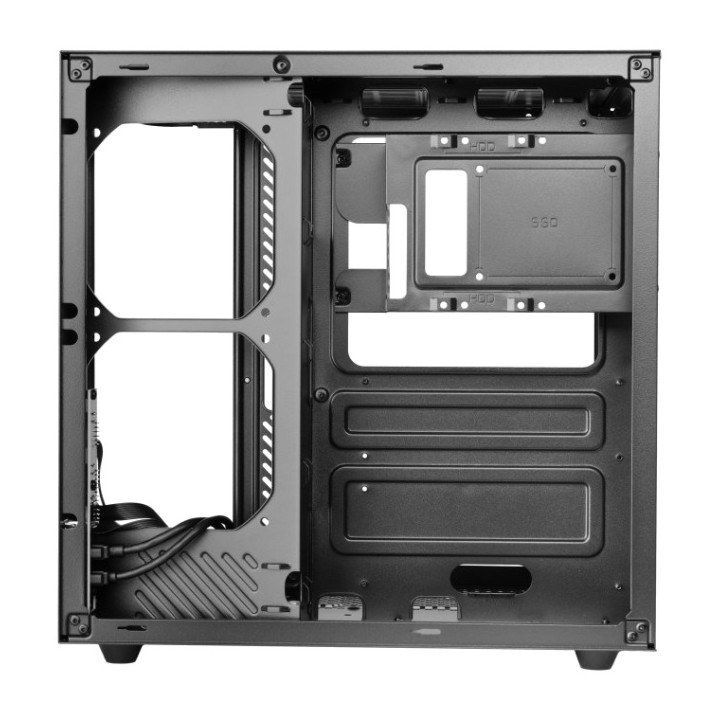 MARS GAMING Case per PC mid-tower con frontale curvo