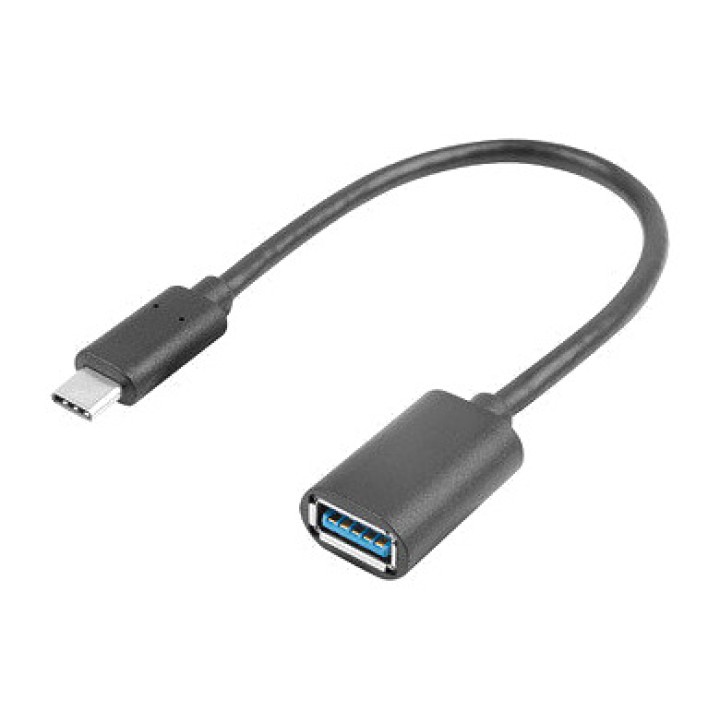 LANBERG Cable adaptador mascle a femella USB-C-USB-A 3.1-OTG