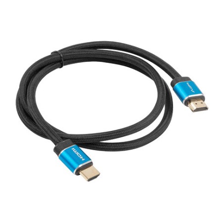 cable hdmi premium certificado con conectores macho v2.0 1 m ca-hdmip20cu-0010-bk