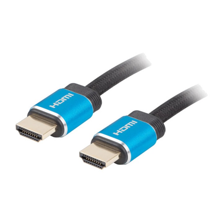 LANBERG Certifikovaný prémiový HDMI kábel s konektormi samec