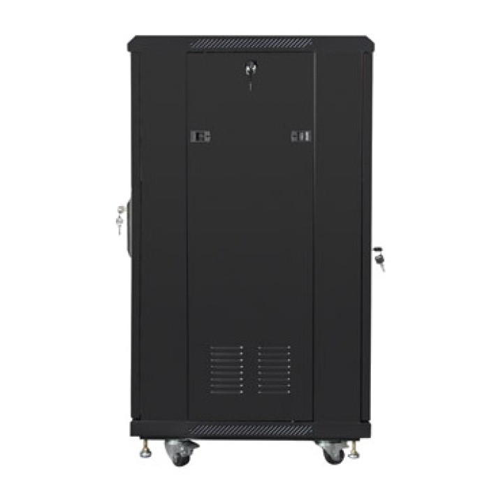 LANBERG Armario rack de suelo con puerta acristalada 19" 22U 600X600MM FF01-6622-12B DSP0000002744