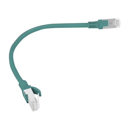 latiguillo de red sin apantallar con conectores rj45 cat6 u/utp cca 25 cm