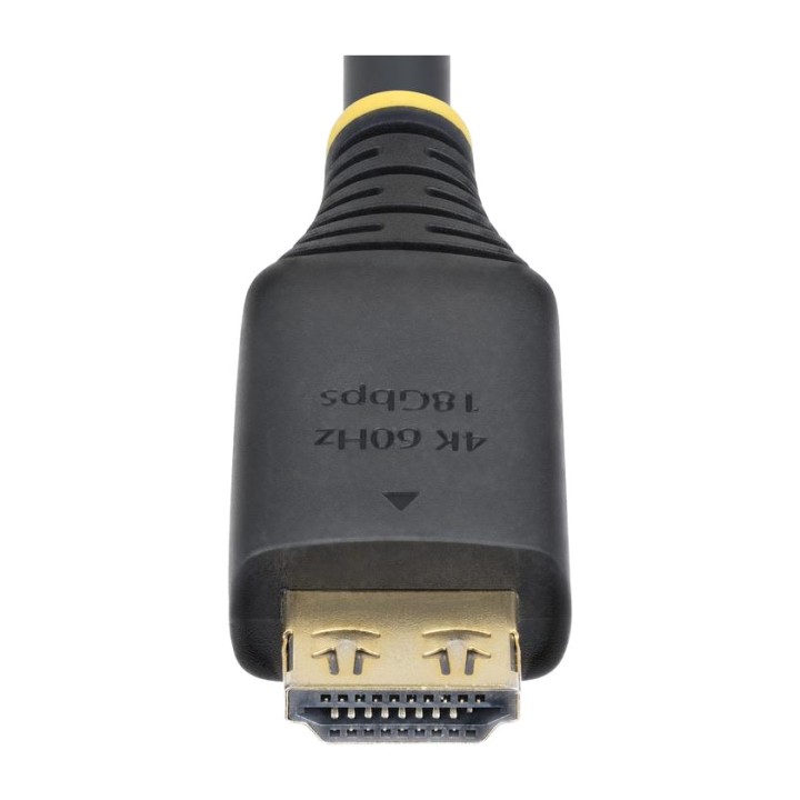 STARTECH.COM HDMI 2.0-kabel med greppvänliga kontakter