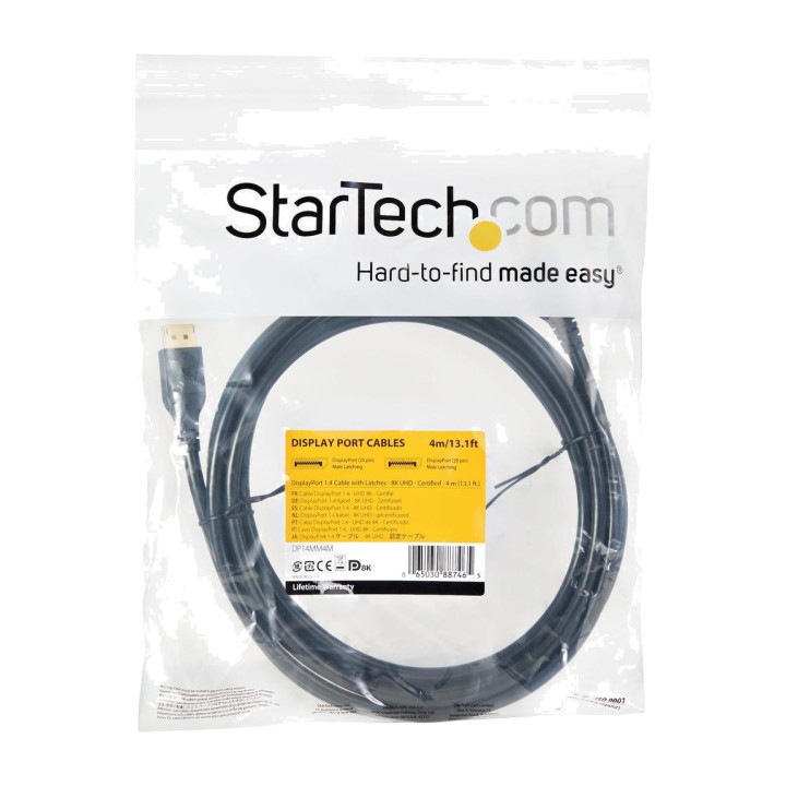 STARTECH.COM DisplayPort 1.4-kabel med høj ydeevne 8K60HZ