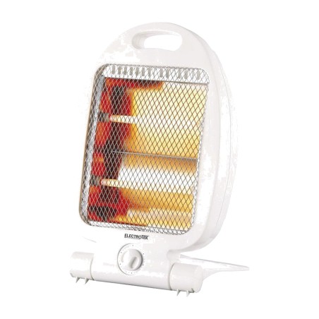 stufa al quarzo compatta con 2 potenze e sistema antiribaltamento et-qh01 400-800w