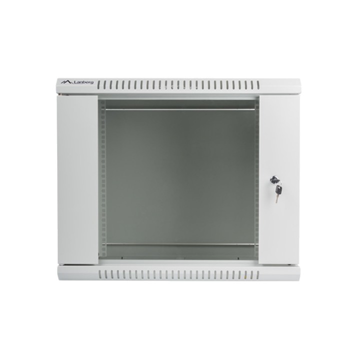 LANBERG Armoire rack murale avec porte vitrée 19" 9U