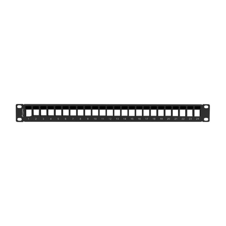 LANBERG Patch panel a 24 porte per moduli keystone 19" 1U