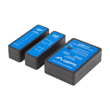 testeur de câbles réseau et coaxiaux avec détecteur poe rj45 rj12 rj11 nt-0404