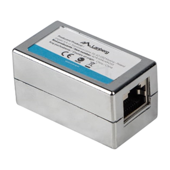 LANBERG Accoppiatore RJ45 femmina-femmina schermato CAT6